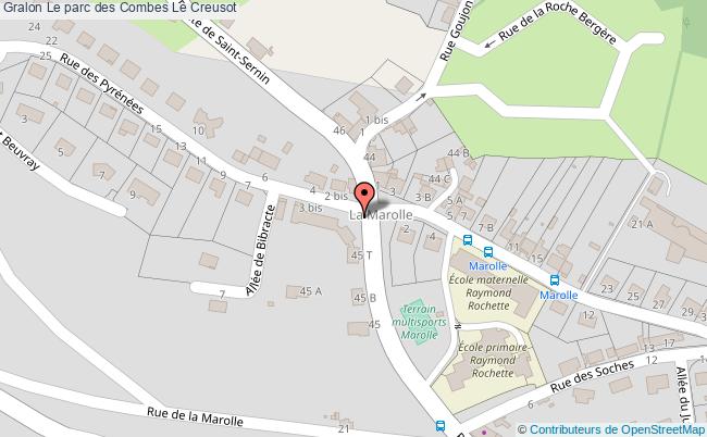 plan Le Parc Des Combes Le Creusot Le Creusot