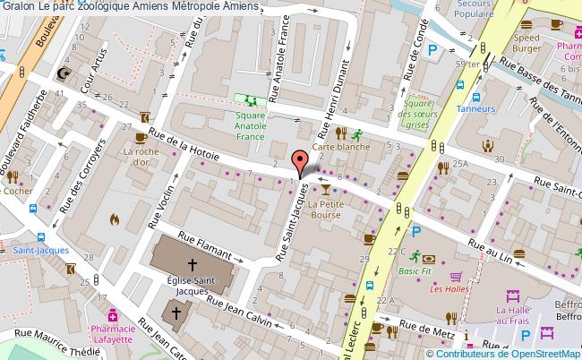 plan Le Parc Zoologique Amiens Métropole Amiens Amiens