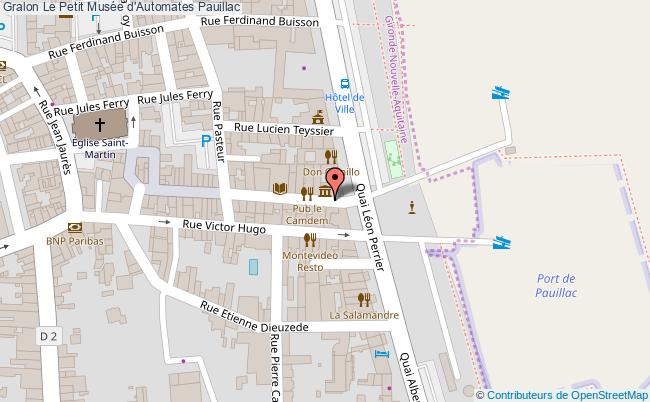 plan Le Petit Musée D'automates Pauillac Pauillac