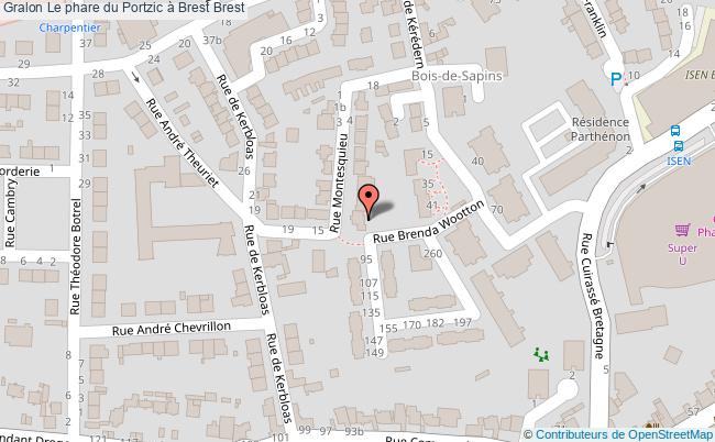 plan Le Phare Du Portzic à Brest Brest Brest