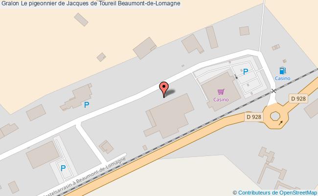 plan Le Pigeonnier De Jacques De Toureil Beaumont-de-lomagne Beaumont-de-Lomagne