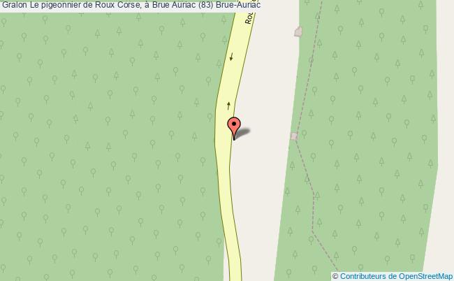 plan Le Pigeonnier De Roux Corse, à Brue Auriac (83) Brue-auriac Brue-Auriac
