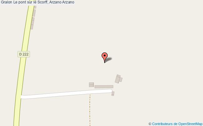 plan Le Pont Sur Le Scorff, Arzano Arzano Arzano