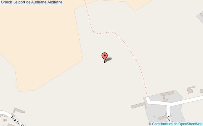 plan Le Port De Audierne Audierne Audierne