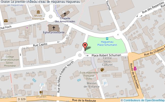 plan Le Premier Château D'eau De Haguenau Haguenau Haguenau