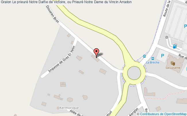 plan Le Prieuré Notre Dame De Victoire, Ou Prieuré Notre Dame Du Vincin Arradon Arradon