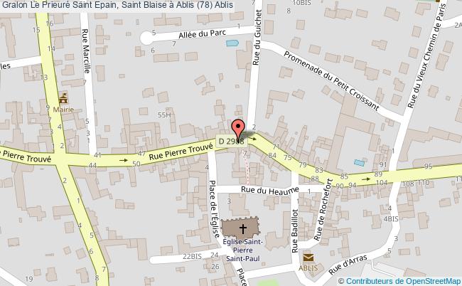 Le Prieuré Saint Epain, Saint Blaise à Ablis (78)