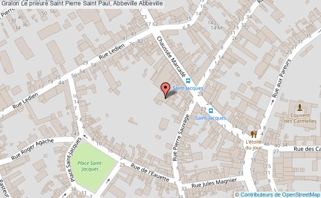 plan Le Prieuré Saint Pierre Saint Paul, Abbeville Abbeville Abbeville