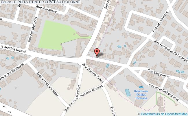 plan Le Puits D'enfer Chateau-d'olonne CHATEAU-D'OLONNE