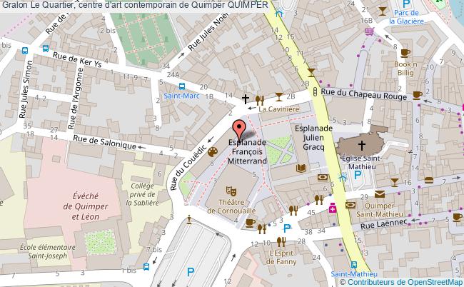 plan Le Quartier, Centre D'art Contemporain De Quimper Quimper QUIMPER