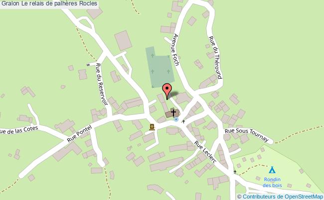plan Le Relais De Palhères Rocles Rocles