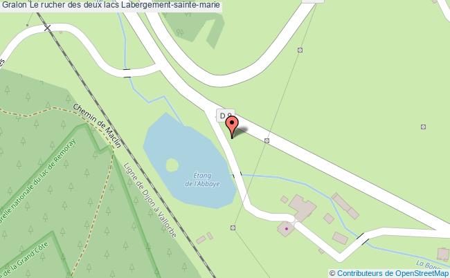 plan Le Rucher Des Deux Lacs Labergement-sainte-marie Labergement-sainte-marie