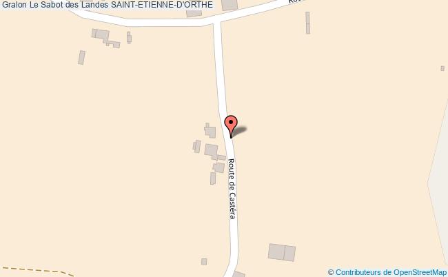 plan Le Sabot Des Landes Saint-etienne-d'orthe SAINT-ETIENNE-D'ORTHE