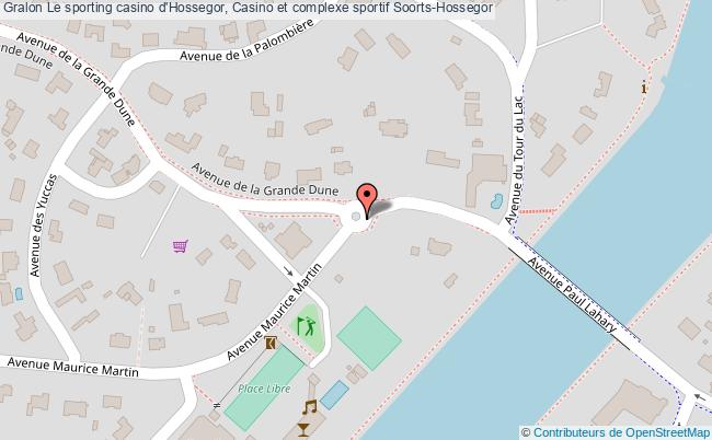 plan Le Sporting Casino D'hossegor, Casino Et Complexe Sportif Soorts-hossegor Soorts-Hossegor