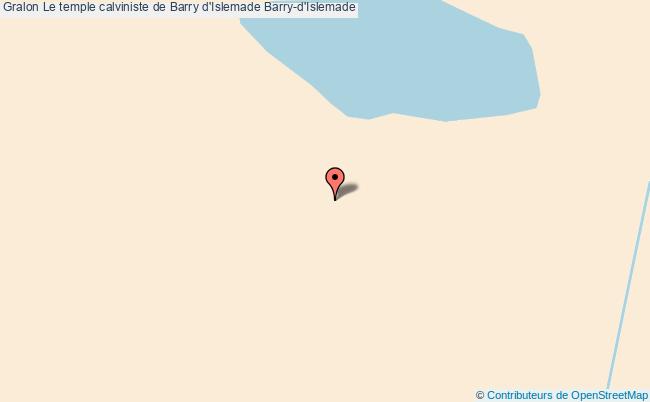 plan Le Temple Calviniste De Barry D'islemade Barry-d'islemade Barry-d'Islemade