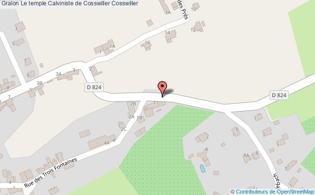 Le temple Calviniste de Cosswiller