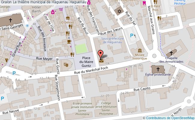 plan Le Théâtre Municipal De Haguenau Haguenau Haguenau