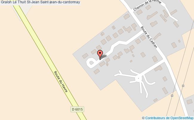 plan Le Thuit St-jean Saint-jean-du-cardonnay Saint-jean-du-cardonnay