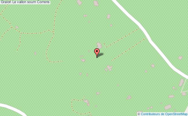 plan Le Vallon Sourn Correns Correns