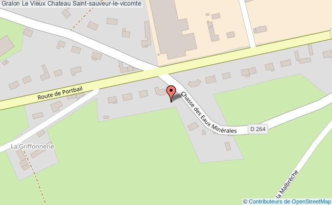 plan Le Vieux Chateau Saint-sauveur-le-vicomte Saint-sauveur-le-vicomte