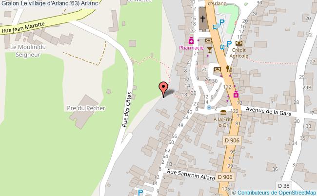 Le village d'Arlanc '63)