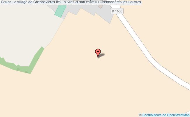 plan Le Village De Chennevières Lès Louvres Et Son Château Chennevières-lès-louvres Chennevières-lès-Louvres