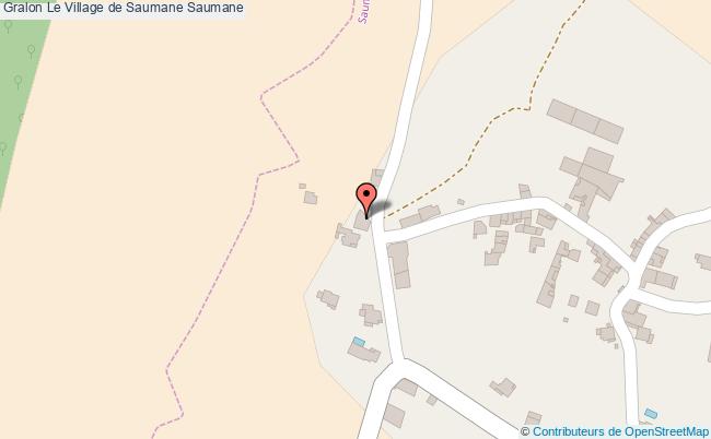 plan Le Village De Saumane Saumane Saumane