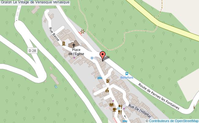 plan Le Village De Venasque Venasque Venasque