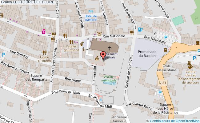 plan Lectoure Lectoure LECTOURE