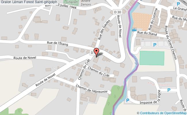 plan Léman Forest Saint-gingolph Saint-gingolph