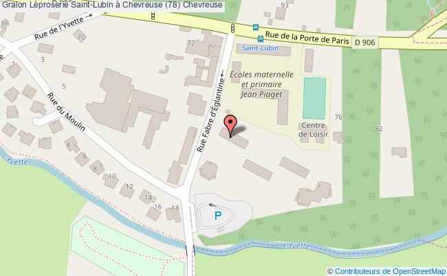 plan Léproserie Saint-lubin à Chevreuse (78) Chevreuse Chevreuse
