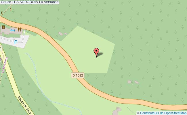 plan Les Acrobois La Versanne La Versanne