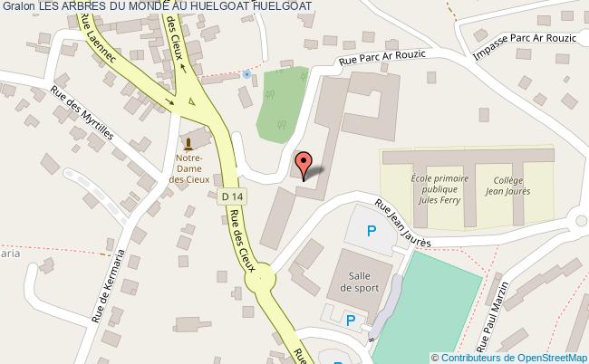 plan Les Arbres Du Monde Au Huelgoat Huelgoat HUELGOAT