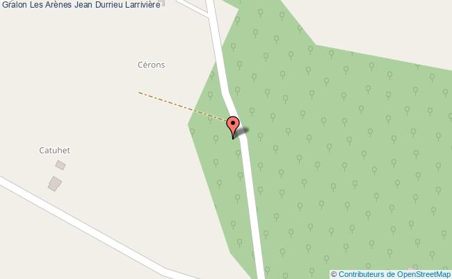 plan Les Arènes Jean Durrieu Larrivière Larrivière