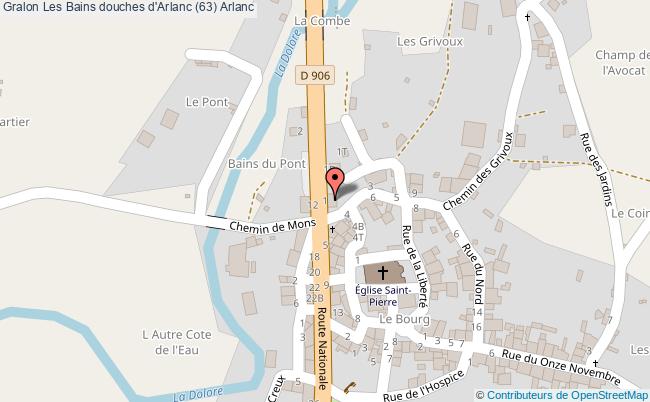 Les Bains douches d'Arlanc (63)