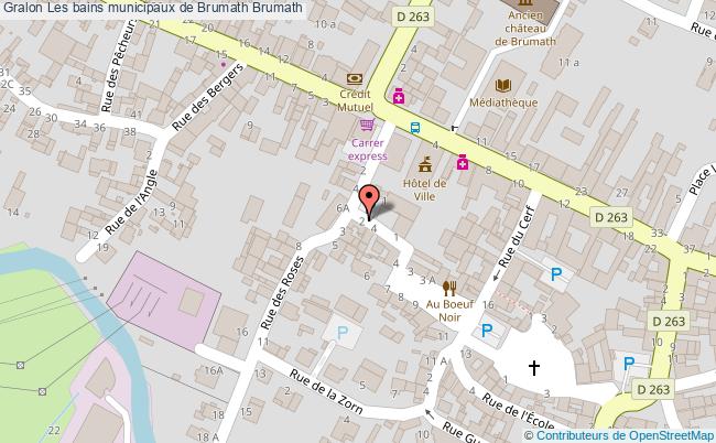 plan Les Bains Municipaux De Brumath Brumath Brumath