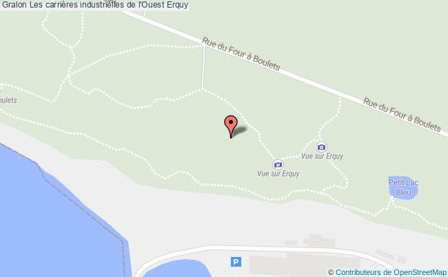 plan Les Carrières Industrielles De L'ouest Erquy Erquy