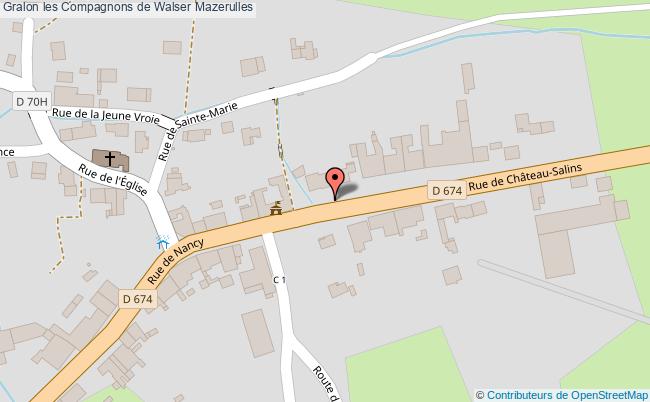 plan Les Compagnons De Walser Mazerulles Mazerulles