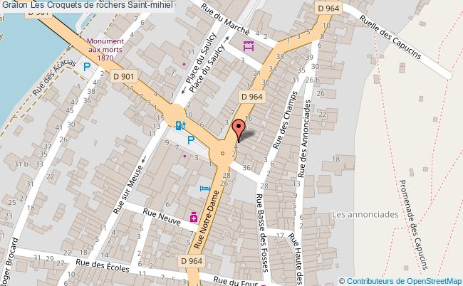 plan Les Croquets De Rochers Saint-mihiel Saint-mihiel