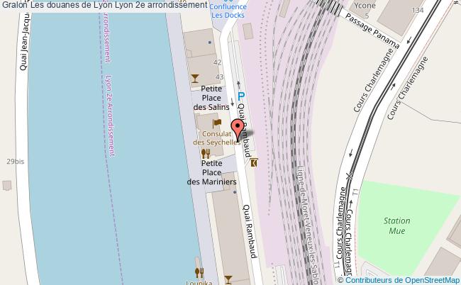 plan Les Douanes De Lyon Lyon 2e Arrondissement Lyon 2e arrondissement