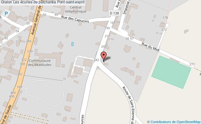 plan Les écuries De Patchanka Pont-saint-esprit Pont-saint-esprit