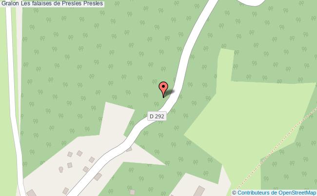 plan Les Falaises De Presles Presles Presles