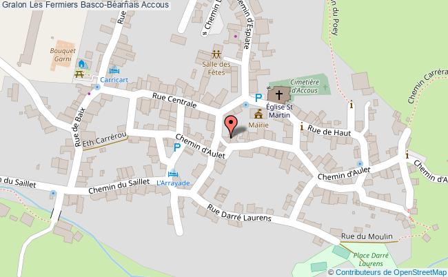 plan Les Fermiers Basco-béarnais Accous Accous