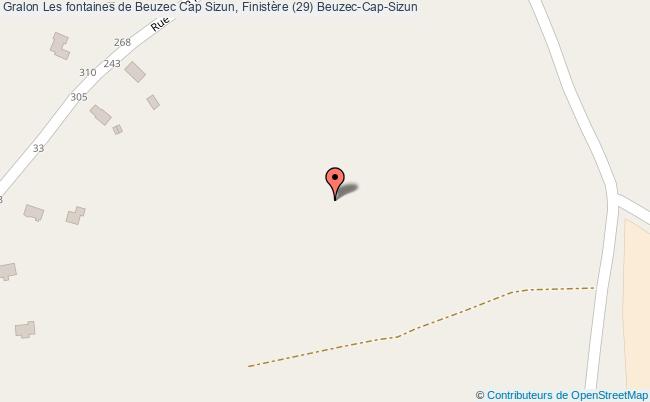 plan Les Fontaines De Beuzec Cap Sizun, Finistère (29) Beuzec-cap-sizun Beuzec-Cap-Sizun