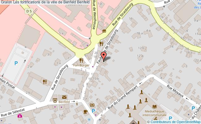 Les fortifications de la ville de Benfeld