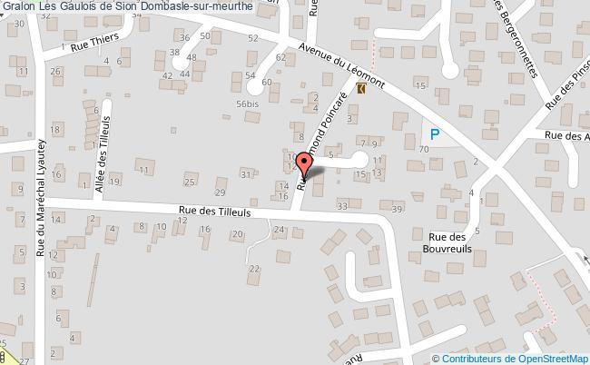 plan Les Gaulois De Sion Dombasle-sur-meurthe Dombasle-sur-meurthe