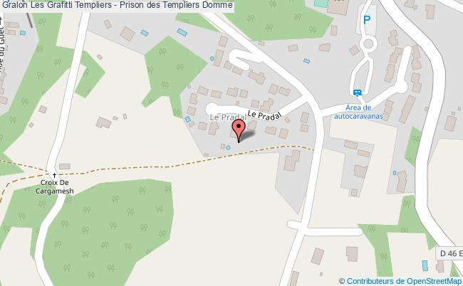 plan Les Grafitti Templiers - Prison Des Templiers Domme Domme