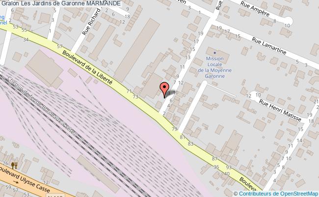 plan Les Jardins De Garonne Marmande MARMANDE