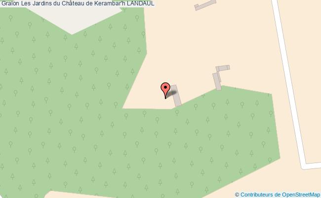 plan Les Jardins Du Château De Kerambar'h Landaul LANDAUL