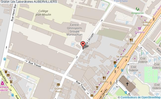 plan Les Laboratoires Aubervilliers AUBERVILLIERS